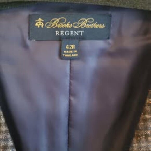 Brooks Brothers Multi-Plaid Five-Button Vest - 42R - Picture 3 of 5